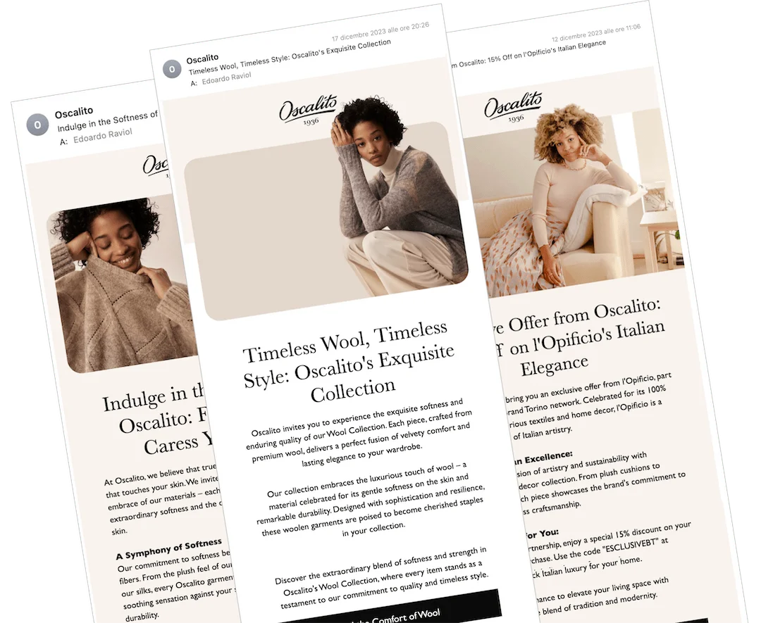Email marketing Oscalito